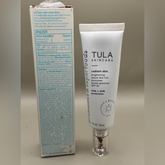 TULA Skincare Radiant Skin Brightening Serum Skin Tint - Deep Cool 29 - Picture 4 of 4